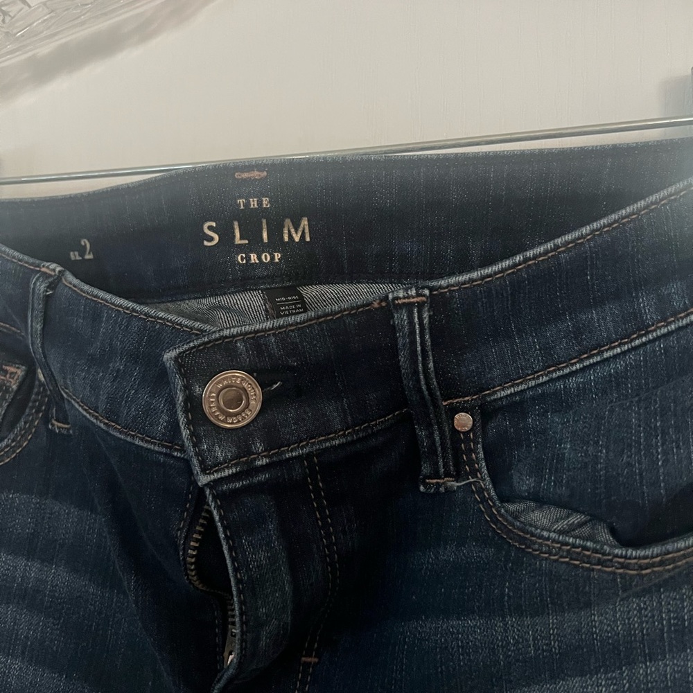 White House Black Market crop jeans